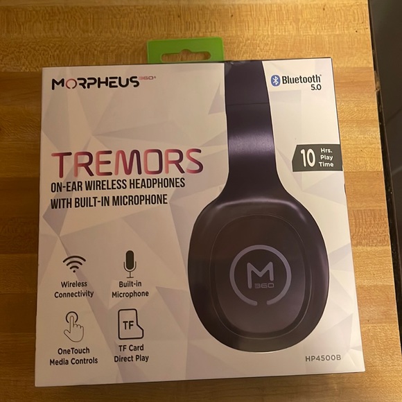 Morpheus Tremors Wireless Headphones with Built-In Microphone - Picture 1 of 6